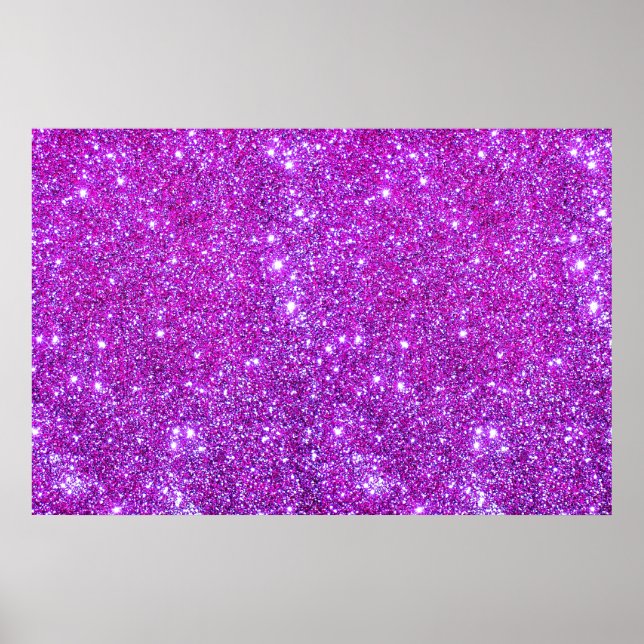 Poster Parties scintillant rose violet étincelle personna (Devant)