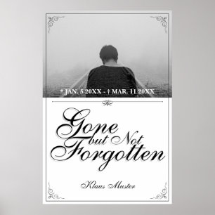 Poster Partis mais pas oubliés - Classique