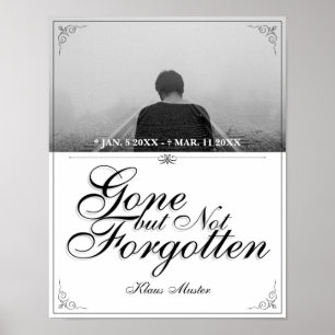 Poster Partis mais pas oubliés - Classique