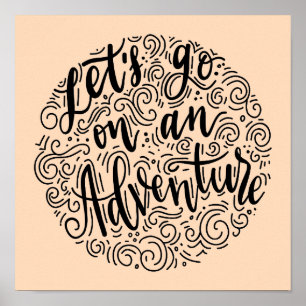Poster Partons sur une aventure