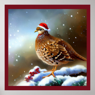 Poster Partridge de Noël 2