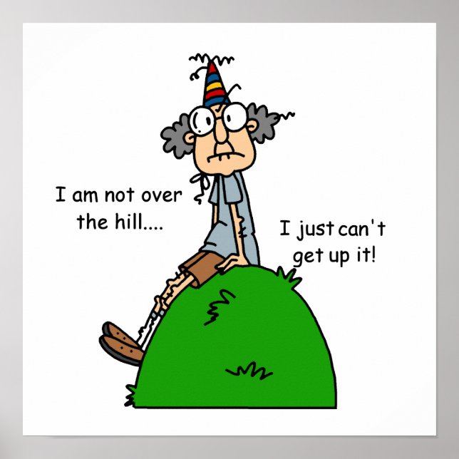 Poster Pas au-dessus de l'humour de colline (Devant)