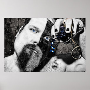 Poster Pas aussi simple que noir et blanc par APG