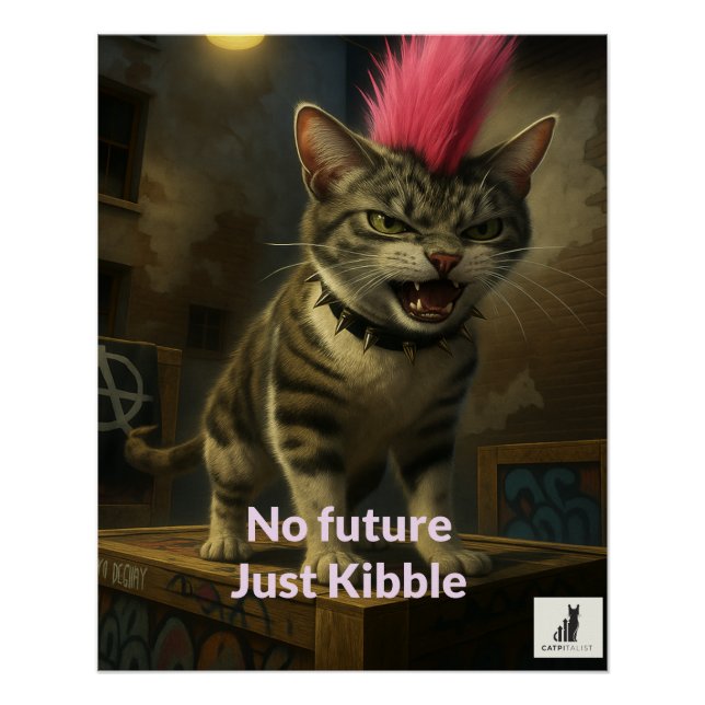Poster Pas d'Avenir, juste Kibble (Devant)