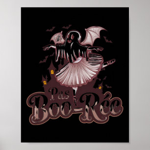 Poster Pas De Boo-rée Danse Ballet Halloween Funny