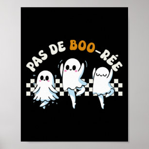 Poster Pas De Boo-rée Danse Éffrayante de ballet fantôme