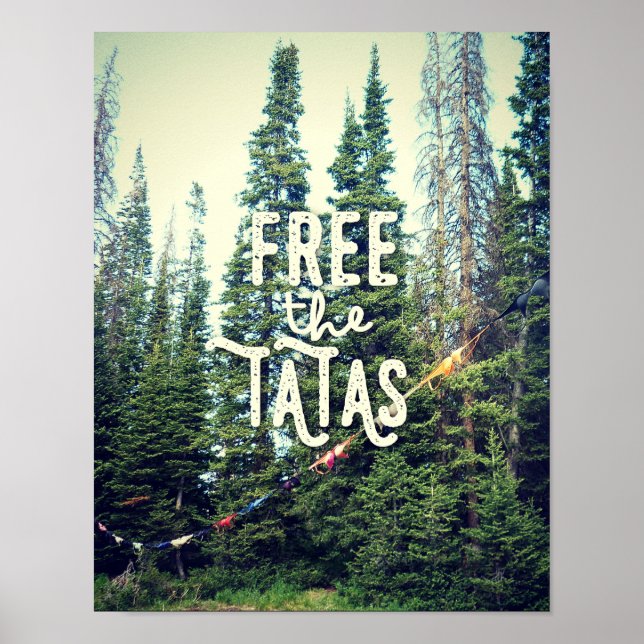 Poster Pas De Bras Autorisés Dans La Forêt (Devant)