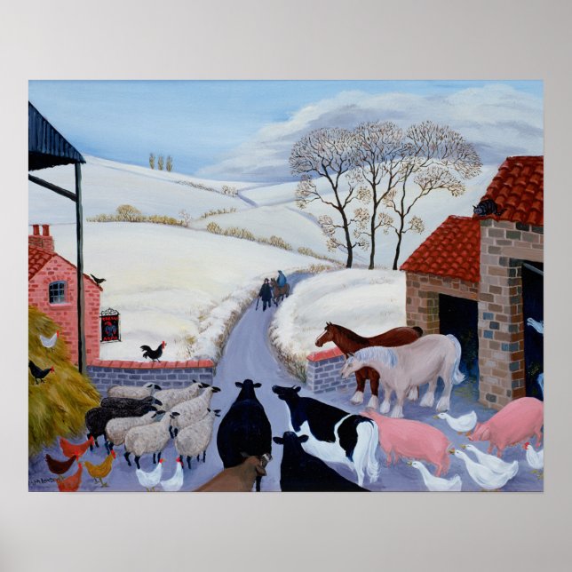 Poster Pas de chambre à l'Inn (Devant)