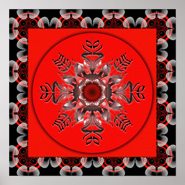 Poster Pas de crainte MandalaGram (Devant)