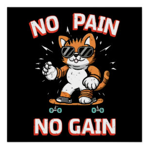 Poster Pas de douleur Pas de Gain