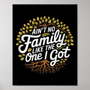 Poster Pas De Famille Comme Celle Que J'Ai Obtenu Drôle F
