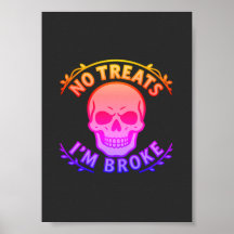 Pas de friandises, je suis fauché Sarcastic Skull