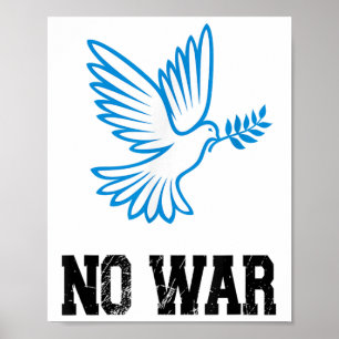 Poster Pas De Guerre, La Colombe De Paix, Anti-Guerre, Pa
