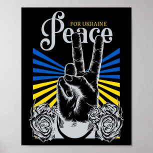 Poster Pas de guerre, paix pour l'Ukraine