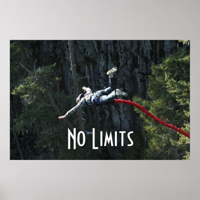 Poster Pas De Limites Sauts De Bungee (Devant)