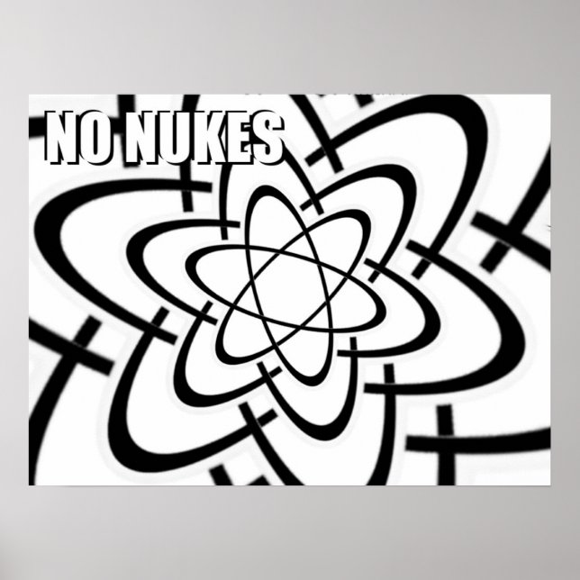 POSTER PAS DE NUKES (Devant)
