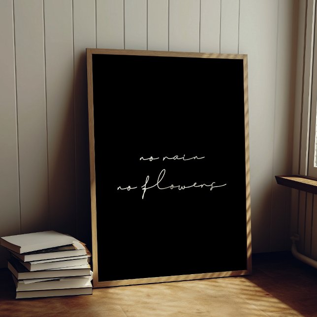Poster Pas de pluie ni de fleurs (Créateur téléchargé)