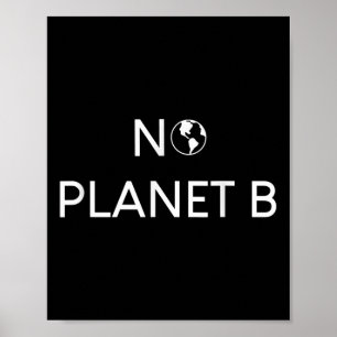 Poster Pas de protection de l'environnement de la planète