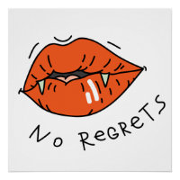 Pas de Regrets Red Lips Anti-Valentine
