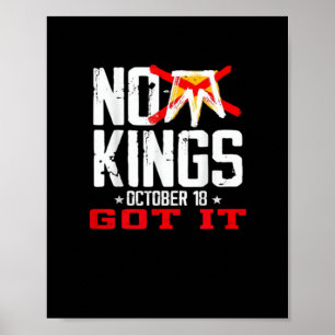 Poster Pas de rois C'est un design minimaliste classique