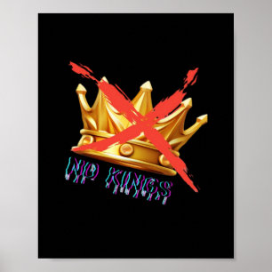 Poster Pas de rois design tendance