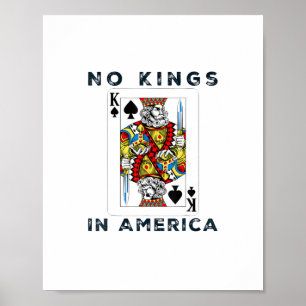 Poster Pas de rois en Amérique, style créatif We The Peop