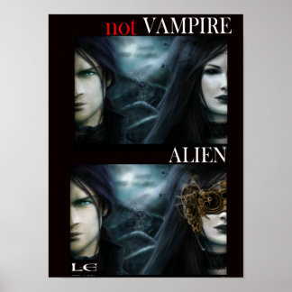 Poster Pas de vampire : Alien (affiche)