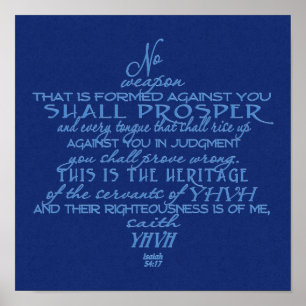 Poster Pas d'étoile d'arme de David Bleu sur Bleu