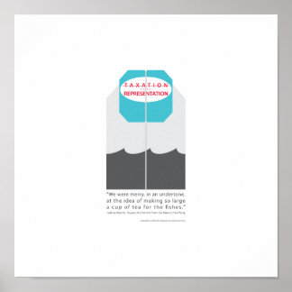 Poster Pas d'imposition sans représentation