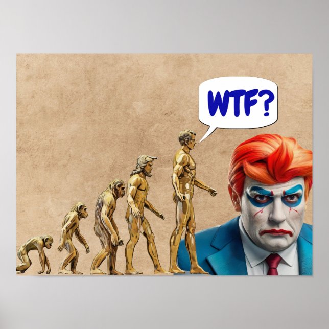 Poster Pas si subtil anti-Trump (Devant)