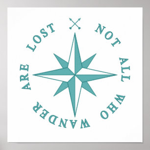 Poster Pas tous ce que Wander sont perdu