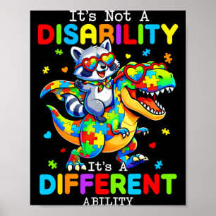 Poster Pas un handicap, une capacité différente pour les