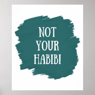 Poster Pas Votre Habibi