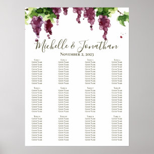 Poster Paso Robles Vignoble Vignoble Mariage Sein Graphiq
