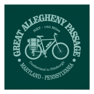Poster Passage du Grand Allegheny (cyclisme)