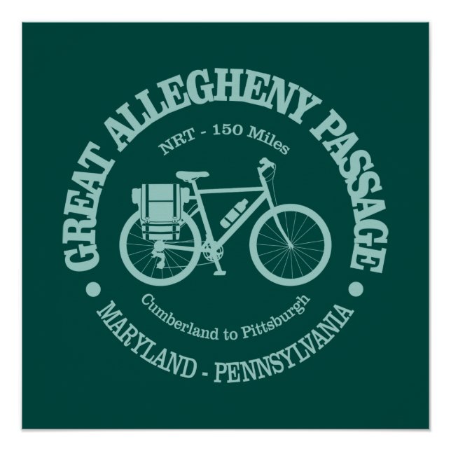Poster Passage du Grand Allegheny (cyclisme) (Devant)