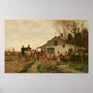 Poster Passant l'avant-poste,