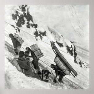 Poster Passe Chilkoot - Ruée vers l'or du Yukon 1898
