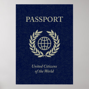 Poster passeport de marine