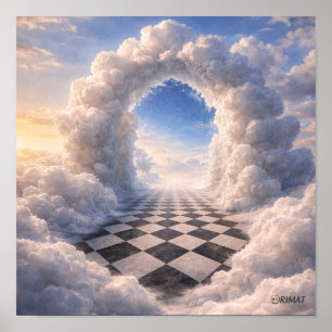 Poster Passerelle de Nuages