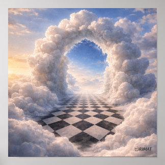 Poster Passerelle de Nuages