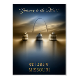 Poster Passerelle vers St. Louis