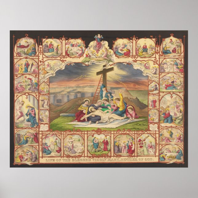 Poster Passion et vie de Notre Seigneur Jésus Christ Coll (Devant)