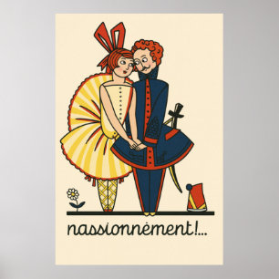 Poster Passionnément! par Elsie Denise Millon