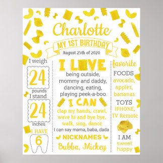 Poster Pasta Anniversaire 1064