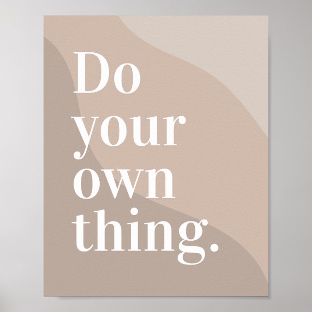 Poster Pastel Colours Minimaliste Motivation moderne (Devant)