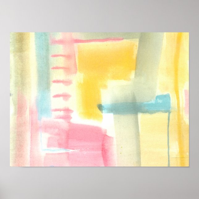 Poster Pastel Luxe I (Devant)