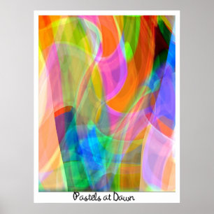Poster Pastels à l'aube