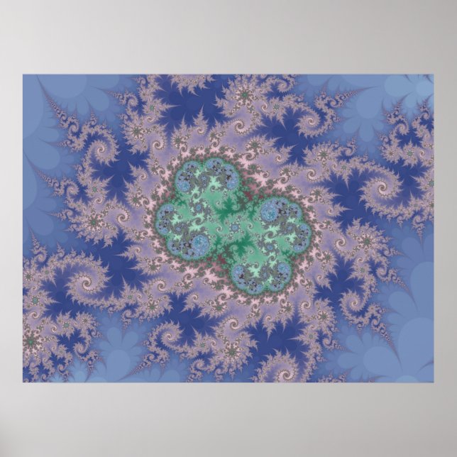 Poster Pastels croisés (Imprimer) (Devant)