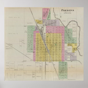 Poster Pasteurs, le comté de Labette, le Kansas